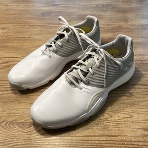 ADIDAS ADIPOWER 4ORGED MENS GOLF SHOE-SIZE 12 WHITE/GRAY